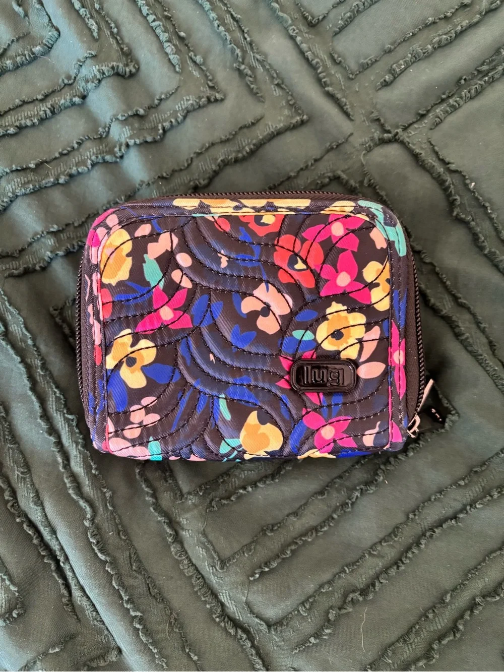 Lug coral Ranger with wildflower Splits and circle pouch set